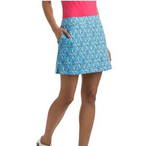 Vineyard Vines Shell Performance Skort Skirt XL Golf Tennis Pickleball Blue